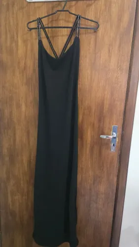 Vestido de Festa Longo Preto - Tamanho P