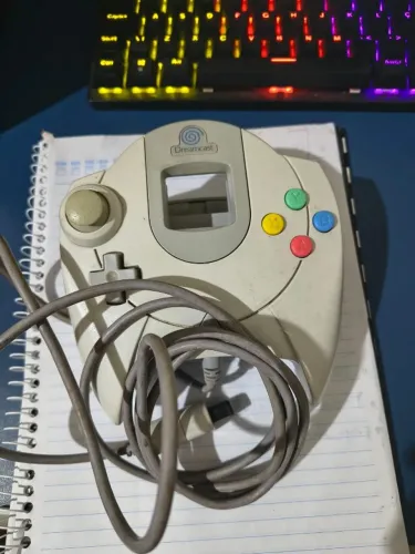 Controle de DREAMCAST logomarca AZUL