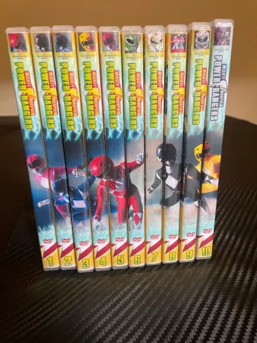 BOX DVD Serie Mighty Morphin Power Rangers+ filme item nao oficial porem para colecionador