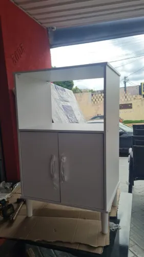 Balcão para forno e microondas novo $350. Entrega grátis
