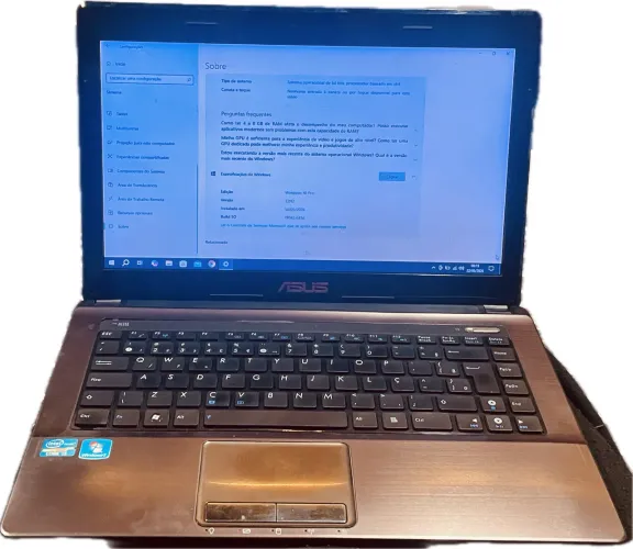 Notebook Asus K43E Intel Core i5 | 4GB RAM | HD 500GB