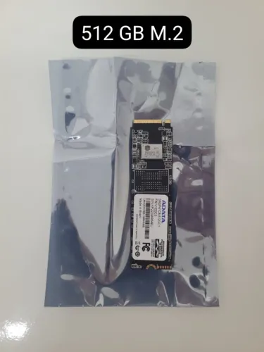 SSD ADATA 512GB NVMe M.2 2280 SM2P41C8-512GC1 aberto só para testes.