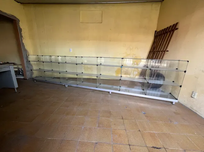 Prateleira de vidro para comércio 