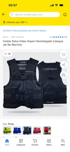 Colete salva vidas