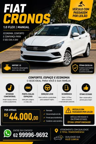 Fiat Cronos 1.0 6V Flex 2023