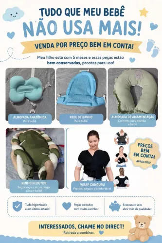 Fraudas e acessórios pra seus bebê  
