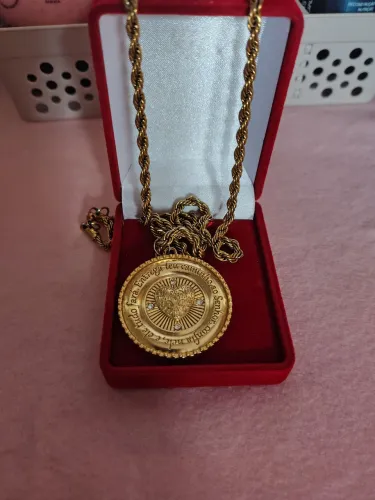 Pingente Sagrado Coração de Jesus ( Semi Joia)