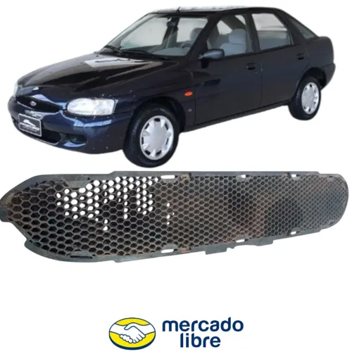 Grade Parachoque Ford Escort 96 97 98 99 2000 2001 Paragolpe Preto