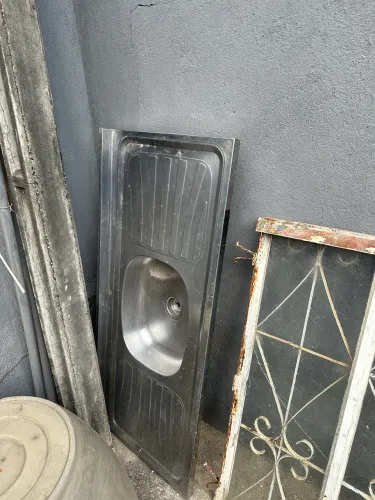 Pia de inox cozinha