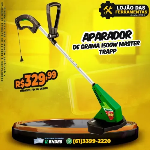 Aparador de Grama 1500w Master Trapp
