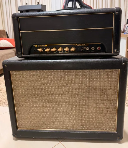 Amplificador Valvulado Meteoro Falcon 50G (Cabeçote + Gabinete) - Raridade