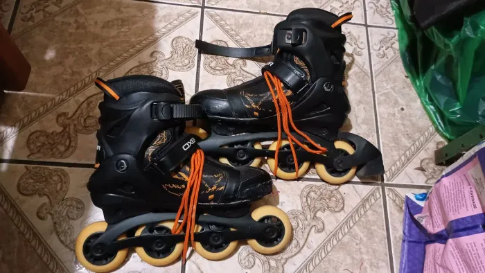 Patins Inline Oxer Nº 38 - Usado, Funcional, Ideal para Iniciantes