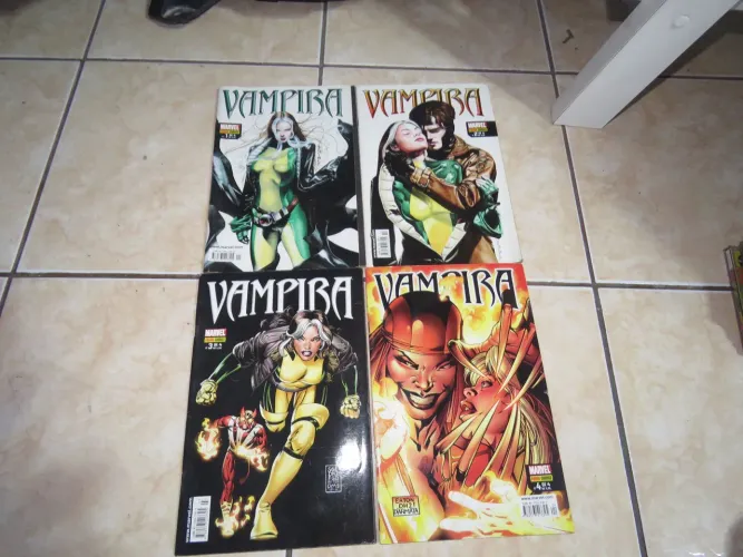 Lote HQs da marvel: era heroica, o cerco, wolverine, vampira, x23, xmen, etc