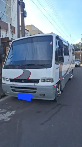 MOTORHOME MERCEDES 814 (1998) À VENDA! / Turbinado, Interculado e com 6 Marchas 
