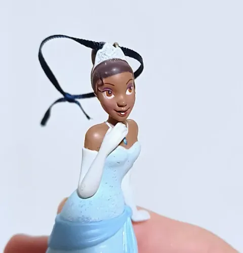 enfeite de natal princesa tiana disney