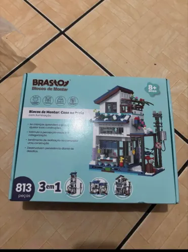 Lego bloco de montar 813 peças - brinquedo