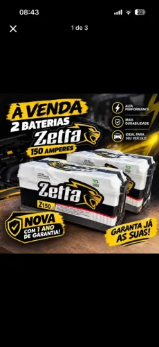 2 baterias 150 AMP!