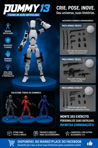 Figura de Ação(Action Figure) Dummy 13