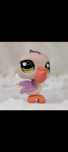Miniatura LPS Littlest Pet Shop Glitter Pelicano#2293 -Hasbro