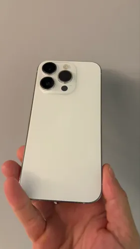 Iphone 14 pro Prata Usado - bateria 100% na caixa