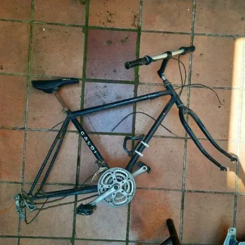 Quadro de Bicicleta Caloi Mountain Bike Ano 1989 - 15 marchas