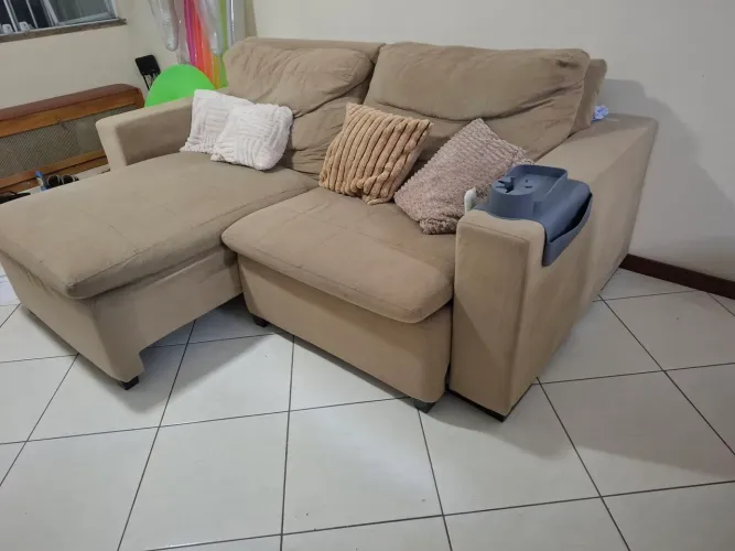 Sofá Retrátil 2,20m (Excelente)