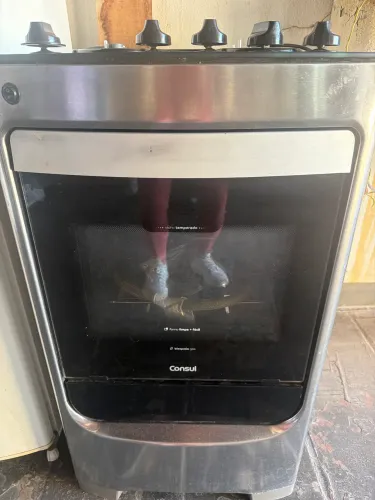 Fogão cônsul vidro temperado acendimento automático GÁS NATURAL 
