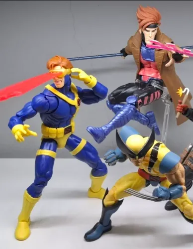 Gambit Wolverine e Cyclops Marvel Legends 97