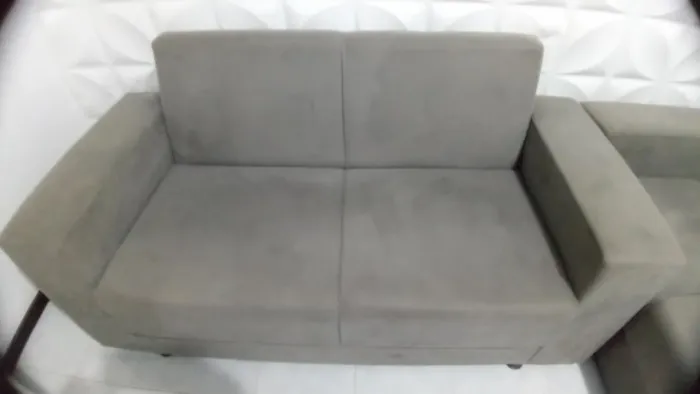 Sofá 3 e 2 lugares Cinza Extra