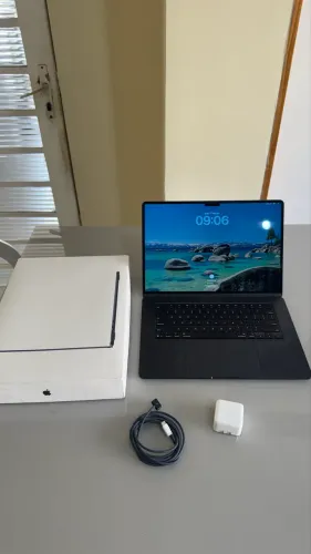 MacBook M4 air 15 pol 256g 16g meia noite na garantia