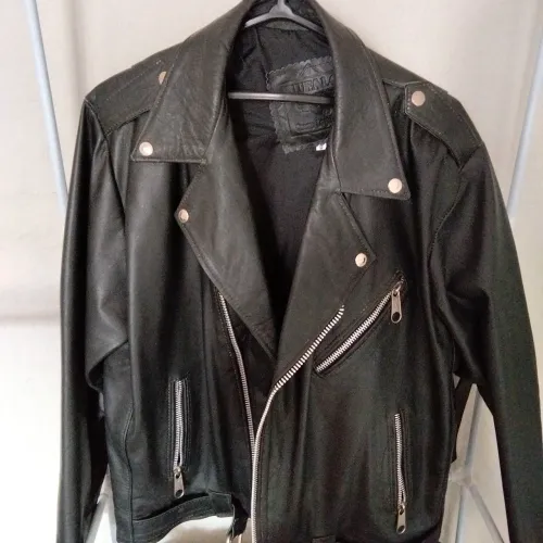 Jaqueta de couro masculino