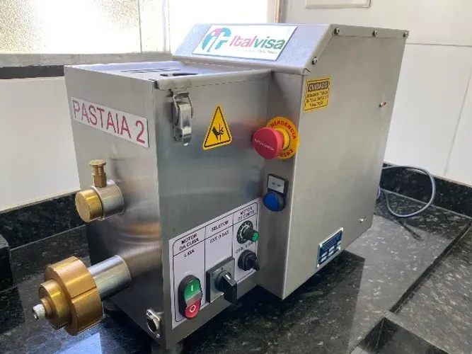 Extrusora Profissional - Aço Inox- Italvisa Pastaia 2 Semi-nova | 2 Trafilas | Nota Fiscal