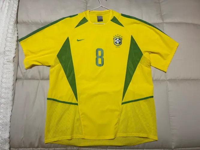 Camisa Seleção Brasil 2002 - 2004 de Jogo