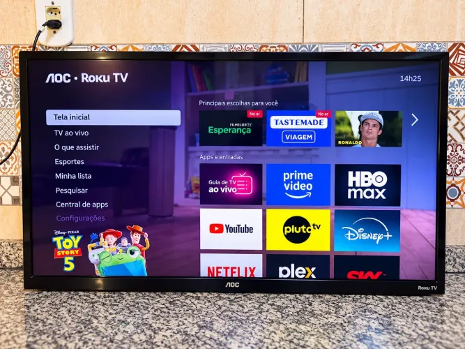 ? SMART TV AOC ROKU TV - 32 POLEGADAS