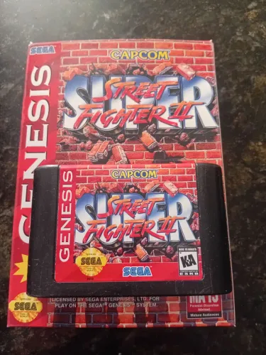 Cartucho Super Street Fighter 2 Original Genesis - Mega Drive