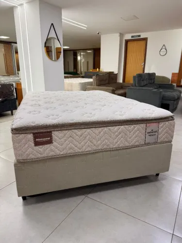 Colchão minaspuma naturart bege Novo a pronta entrega
