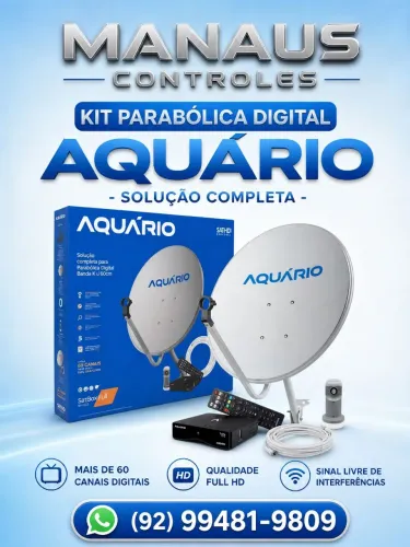 Antena parabólica combo completo promoção