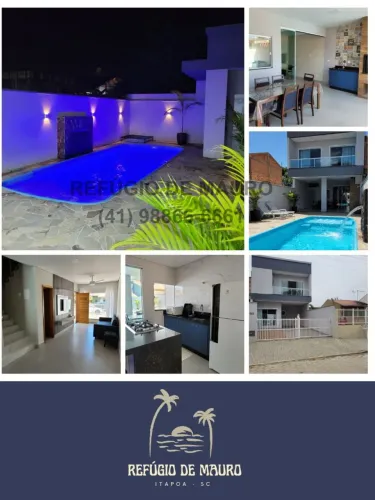 Casa na Praia com Piscina 250m mar