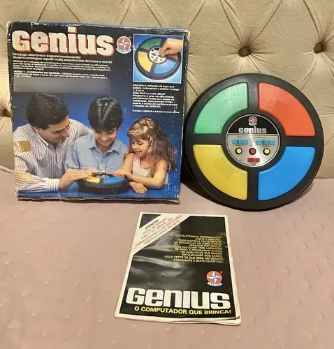 Relíquia: Genius Primeira Edição Fabricação 1980 Caixa Azul