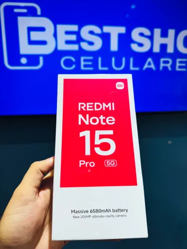 LANÇAMENTO XIAOMI REDMI NOTE 15 PRO 5G 256GB/8GB RAM - MANACAPURU