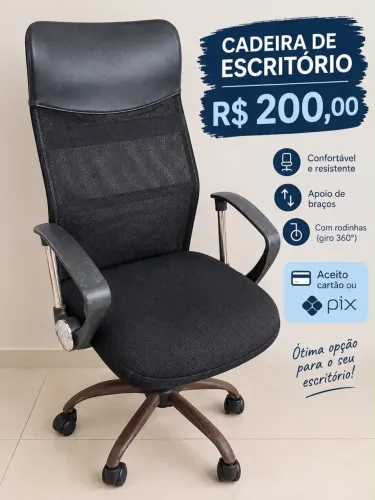 Cadeira ergonômica profissional