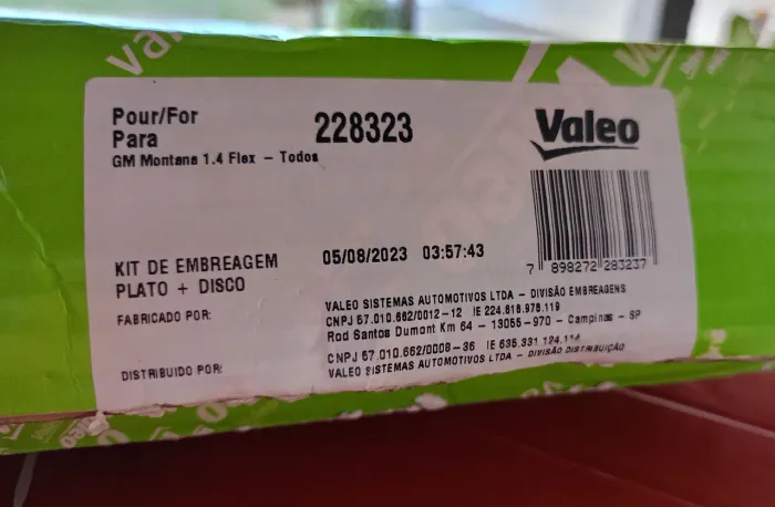 Kit de Embreagem Completo Novo