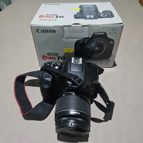 Câmera DSLR Canon EOS Rebel T6