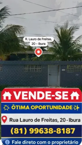Vende-se casa Ibura de baixo 