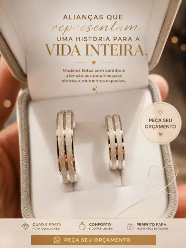 Alianças de prata