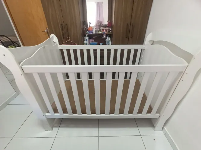 Berço americano branco 