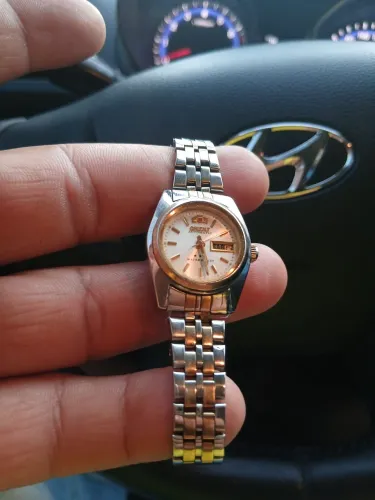 Relógio automático Orient 3 estrelas vintage 27mm