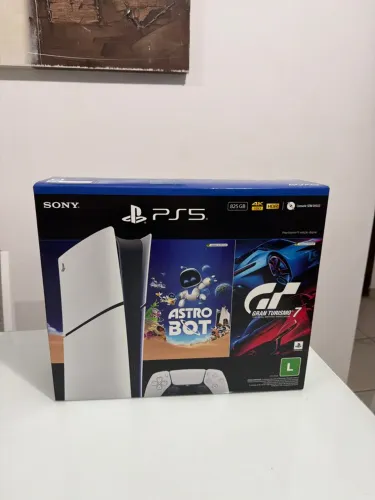 PS5 825GB LACRADO COM DOIS JOGOS E 1 CONTROLE