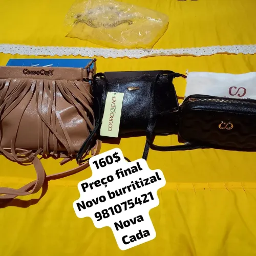 Bolsa nova couro