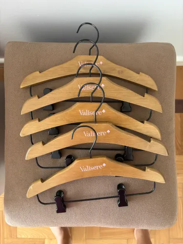 Cabides com ganchos 34cm - pack com 10 